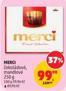 Penny Market Merci čokoládové, mandlové nabídka