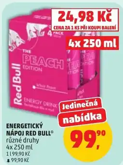 Penny Market Red Bull The Peach Edition nabídka