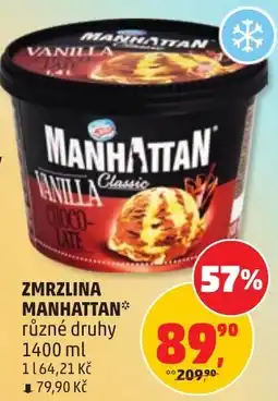 Penny Market Manhattan zmrzlina nabídka
