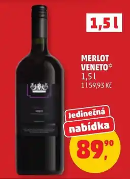 Penny Market Merlot Veneto nabídka