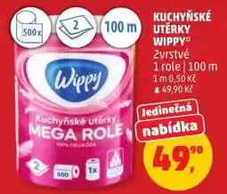 Penny Market Wippy kuchyňské utěrky mega role nabídka