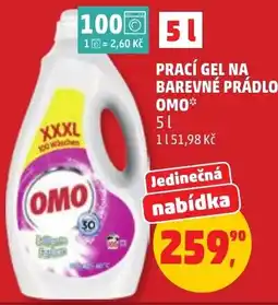 Penny Market OMO prací gel na barevné prádlo nabídka
