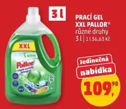 Penny Market Pallor prací gel XXL nabídka