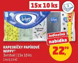 Penny Market Wippy kapesníčky papírové 3vrstvé nabídka