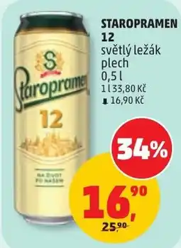 Penny Market Staropramen 12 nabídka