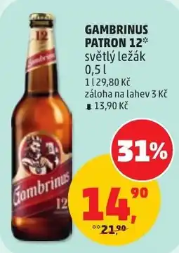 Penny Market Gambrinus Patron 12* nabídka
