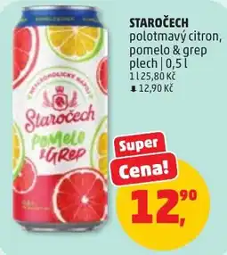 Penny Market Staročech polotmavý citron, pomelo & grep nabídka