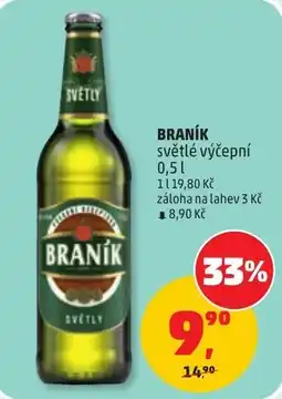 Penny Market Braník světlé výčepní nabídka