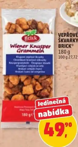 Penny Market Brick vepřové škvarky nabídka