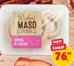Penny Market Dobré maso vinná klobása nabídka