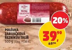 Penny Market Polévka zabičačková řezníkův talíř nabídka