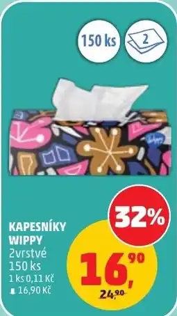 Penny Market Kapesníky Wippy 2vrstvé nabídka
