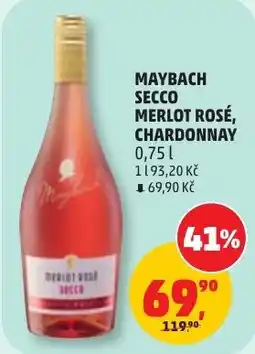 Penny Market Maybach secco merlot rosé chardonnay nabídka