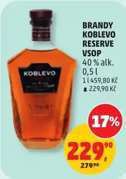 Penny Market Brandy Koblevo Reserve VSOP nabídka