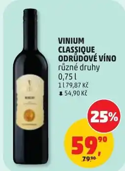 Penny Market Vinium Classique odrůdové víno nabídka