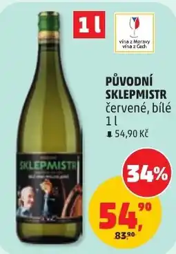 Penny Market Sklepmistr původní červené, bílé nabídka