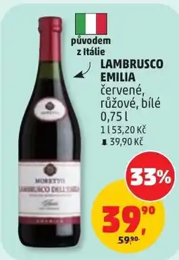 Penny Market Lambrusco emilia nabídka