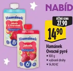 Albert Hamánek ovocné pyré nabídka