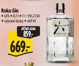 Albert Roku Gin nabídka
