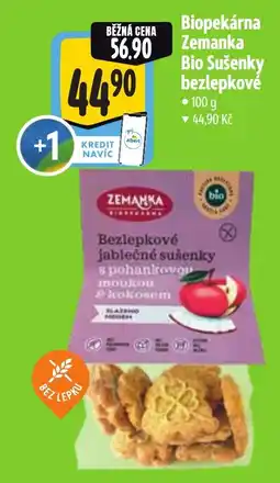 Albert Zemanka bio sušenky bezlepkové nabídka