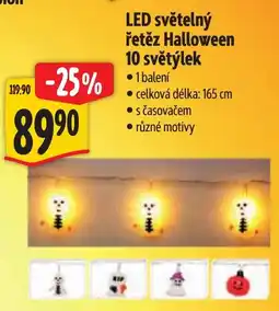 Albert LED světelný řetěz Halloween nabídka