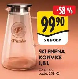 Albert Perla skleněná konvice nabídka