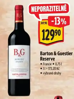 Albert Barton & Guestier Reserve nabídka