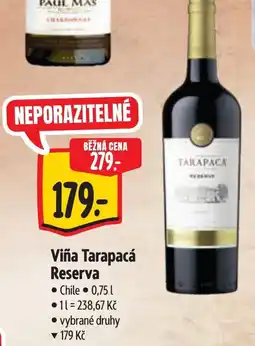 Albert Viña Tarapacá Reserva nabídka