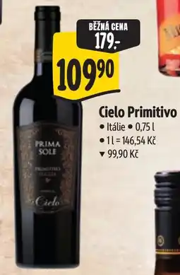 Albert Cielo Primitivo nabídka