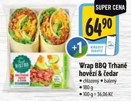 Albert Real Bistro Wrap BBQ Trhané hovězí & čedar nabídka