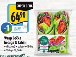 Albert Fruit Bistro Wrap Čočka beluga & tahini nabídka
