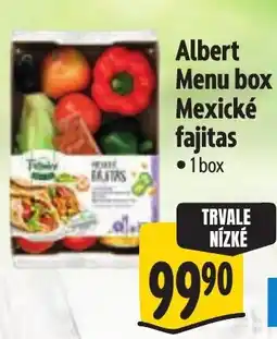Albert Albert Menu box Mexické fajitas nabídka