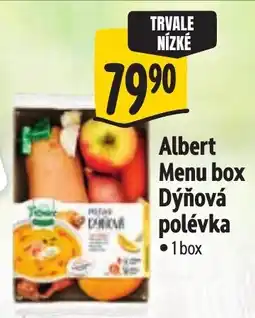 Albert Albert Menu box Dýňová polévka nabídka