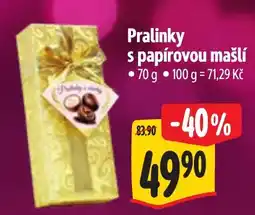 Albert Pralinky s papírovou mašlí nabídka