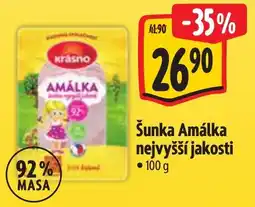 Albert Krasno šunka amálka nabídka