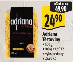 Albert Adriana Těstoviny nabídka