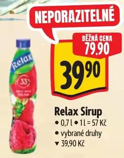 Albert Relax Sirup nabídka