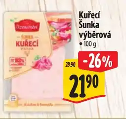 Albert Uzenářský šunka kuřecí výběrová nabídka