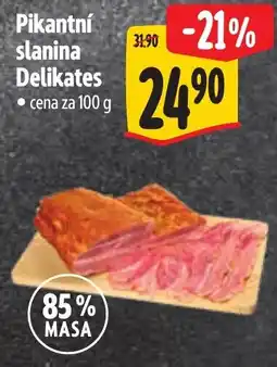 Albert Delikates Pikantní slanina nabídka
