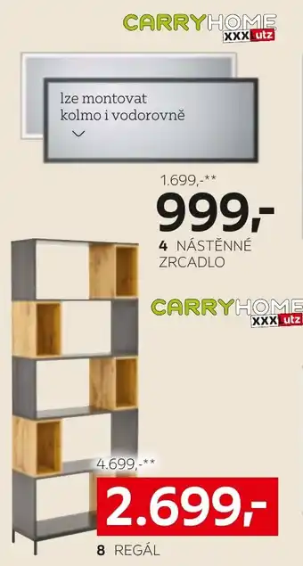 Carryhome 4 nástěnné zrcadlo