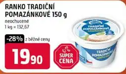 Trefa Ranko tradiční pomazánkové nabídka