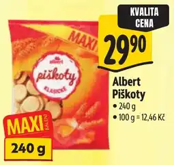 Albert Albert Piškoty nabídka