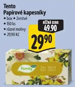 Albert Family papírové kapesníky nabídka