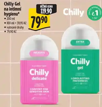 Albert Chilly gel na intimní hygienu nabídka