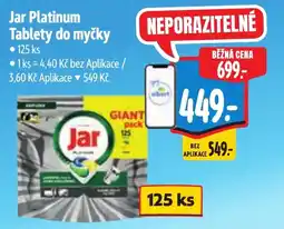 Albert Jar Platinum Tablety do myčky nabídka