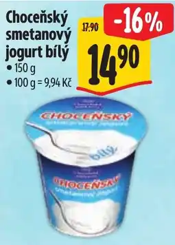Albert Chocensky smetanovy jogurt bily nabídka