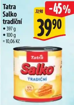 Albert Tatra Salko tradiční nabídka