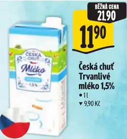 Albert Česká chuť Trvanlivé mléko 1,5% nabídka