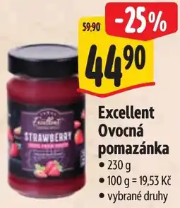 Albert Excellent ovocná pomazánka nabídka