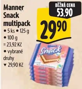 Albert Manner Snack multipack nabídka